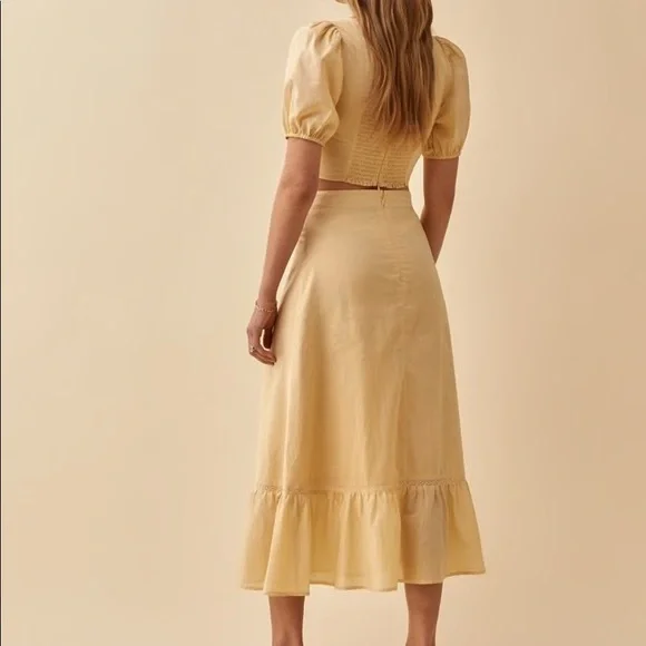 Reformation Cilantro Two Piece in Parmesan - Picture 2 of 3